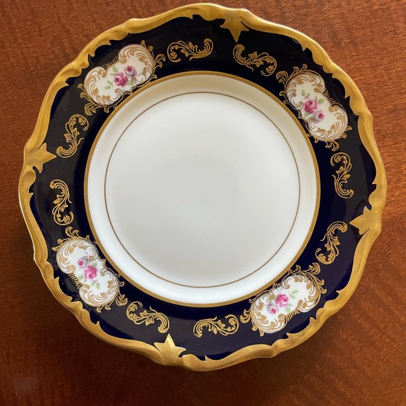 Reichenbach 8159k Echt Kobalt Trio, Floral and Gold Porcelain - Picture 5 of 9